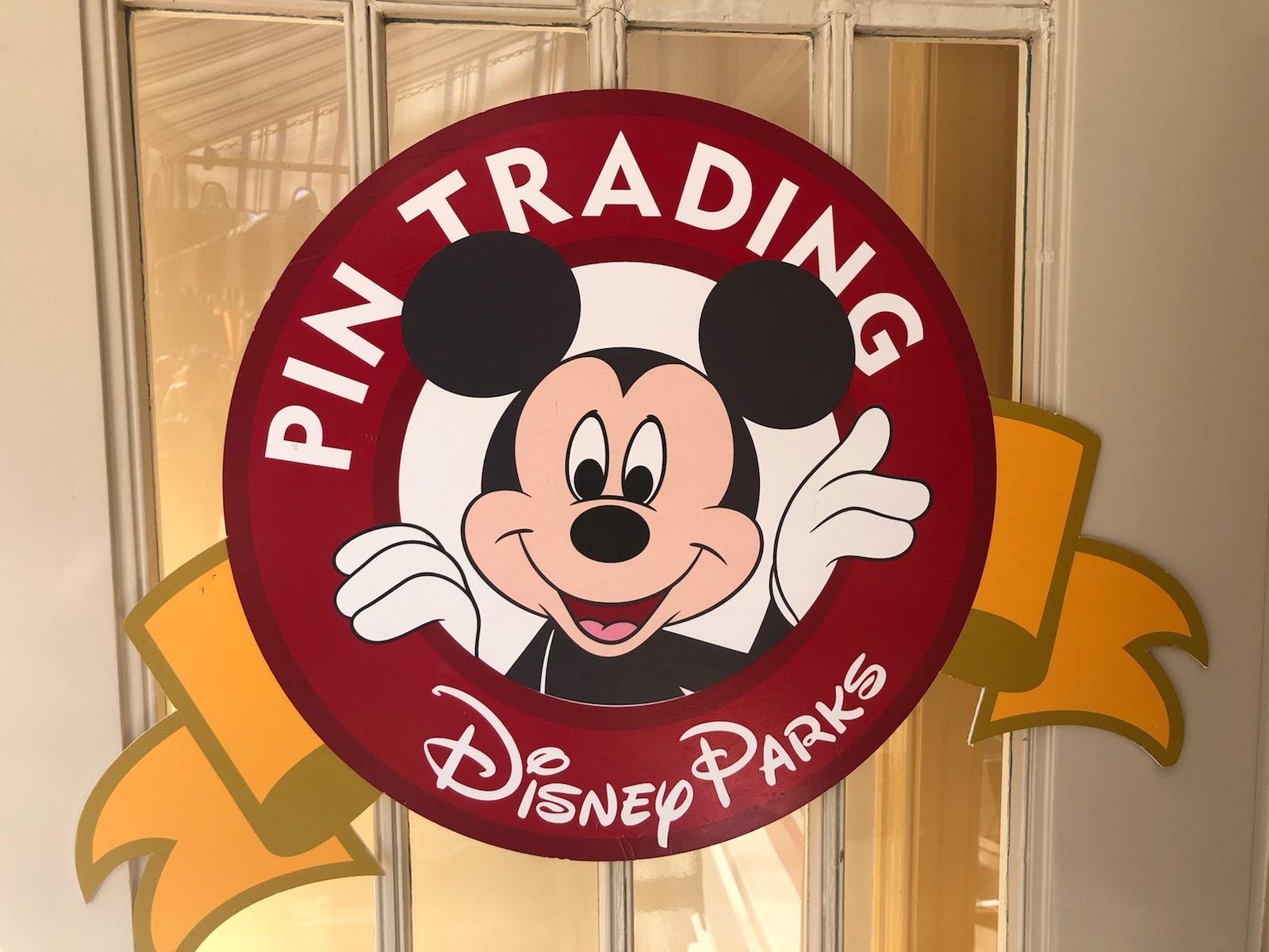 Pin Trading Sign